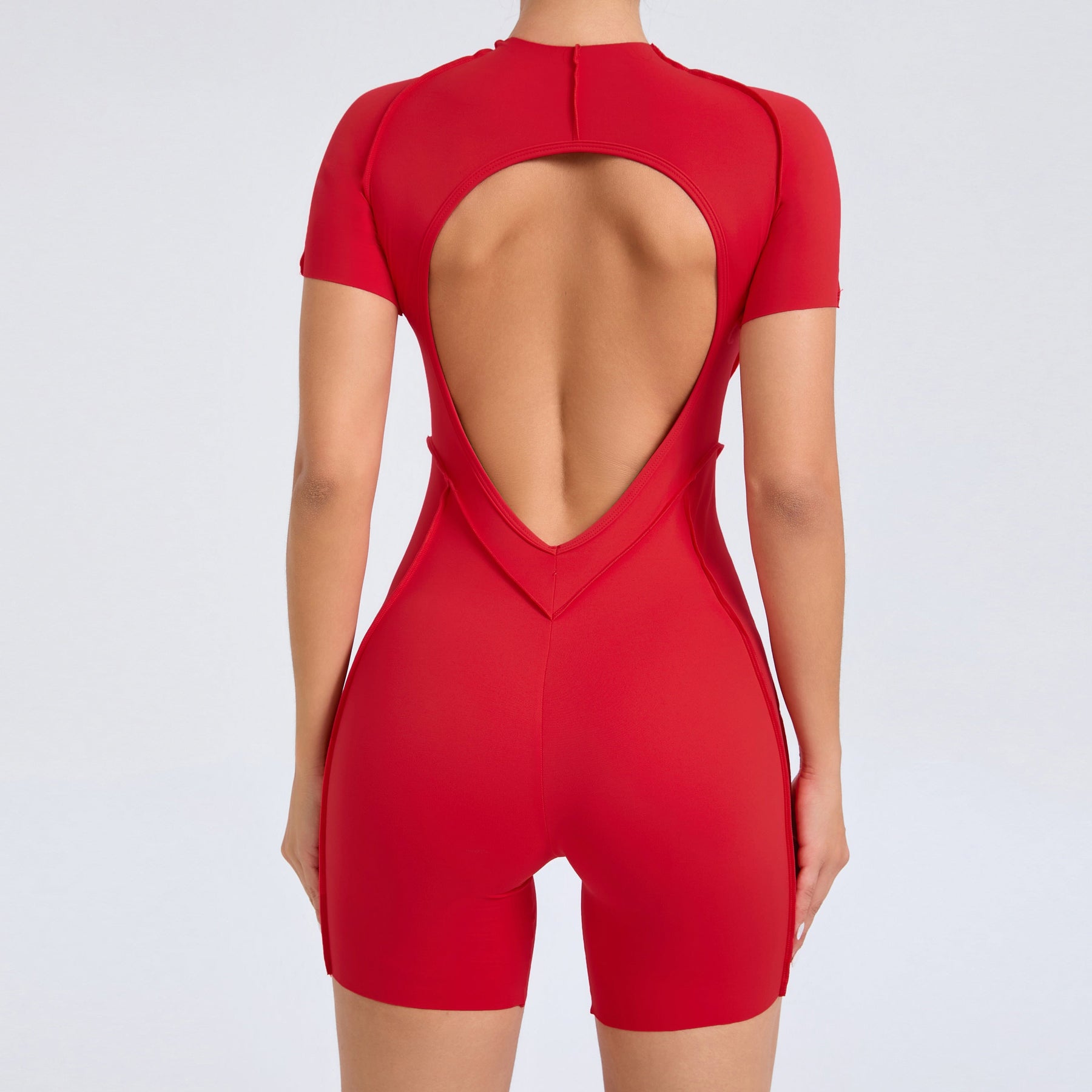 Charming Backless Mini Jumpsuit