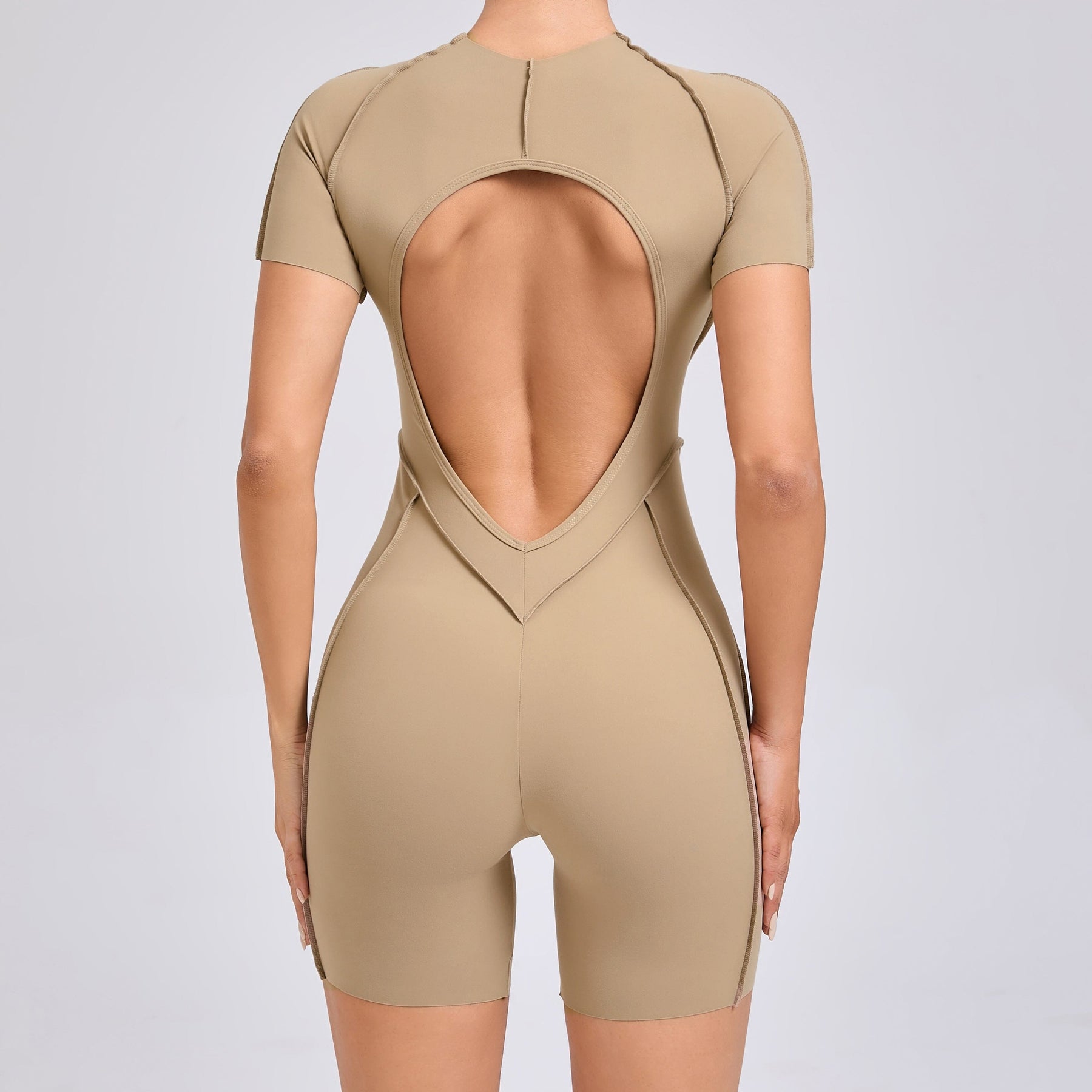 Charming Backless Mini Jumpsuit