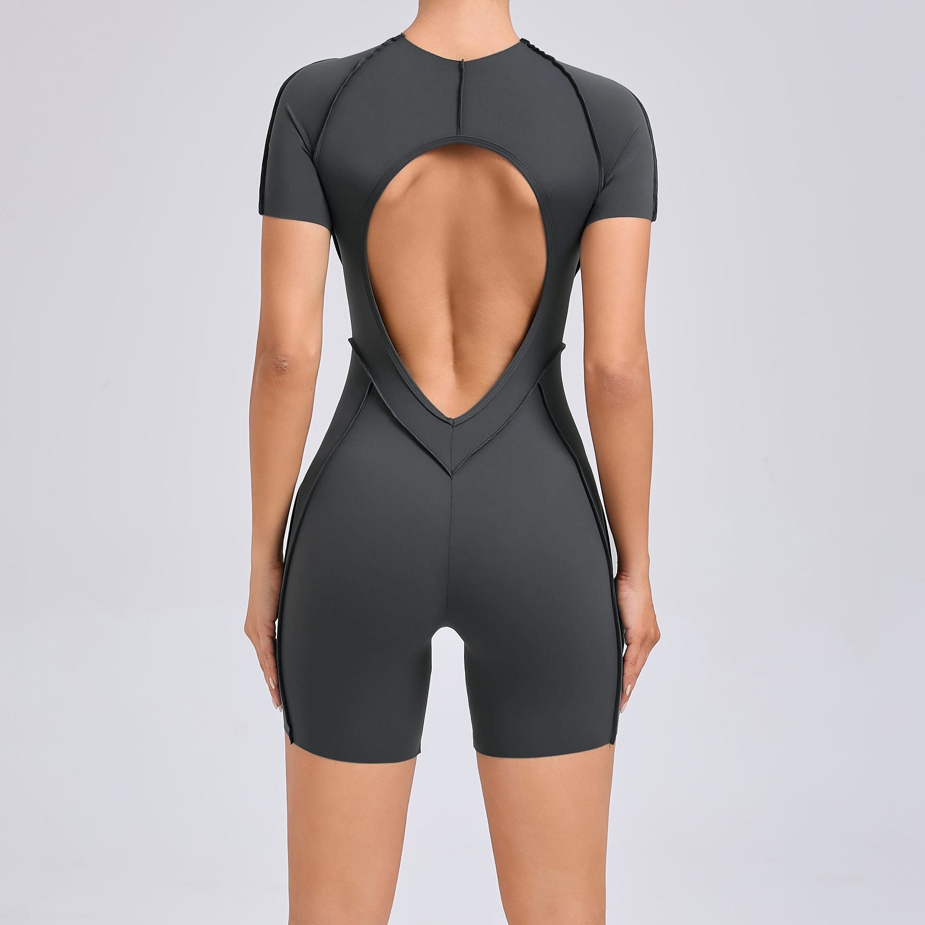 Charming Backless Mini Jumpsuit