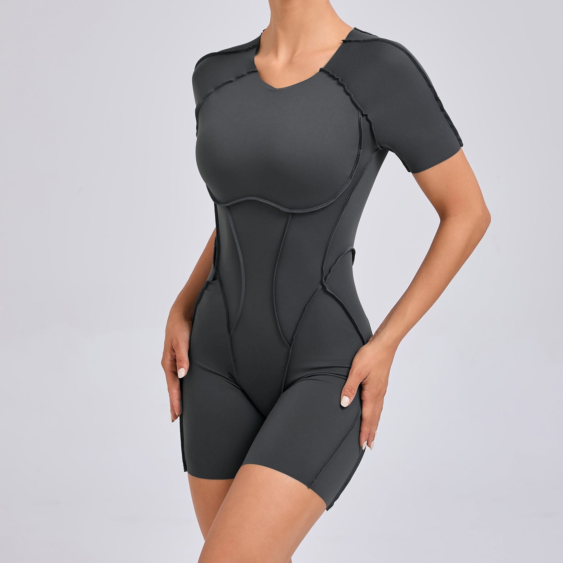 Charming Backless Mini Jumpsuit