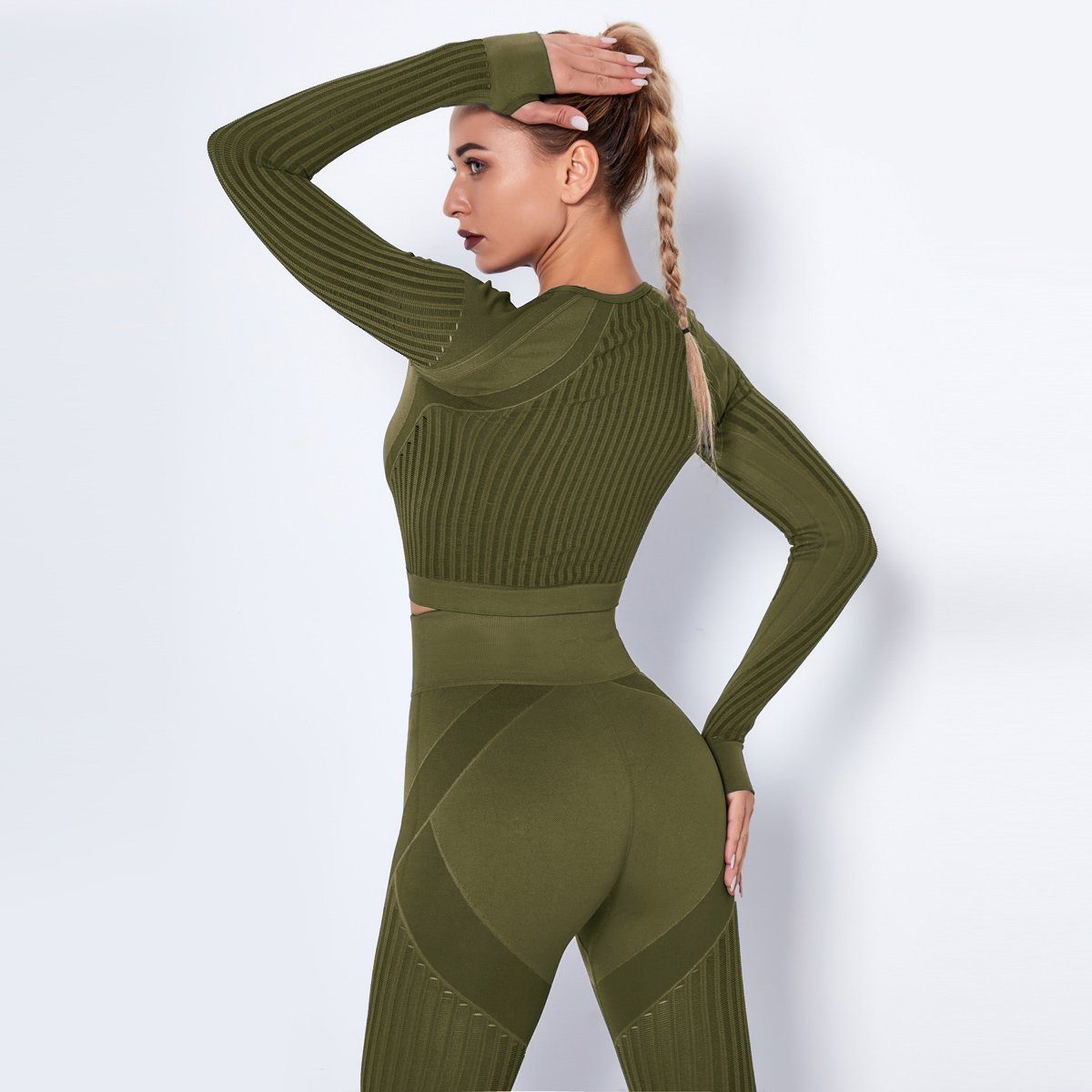 Ultra-Comfortable Seamless Mesh Crop Top
