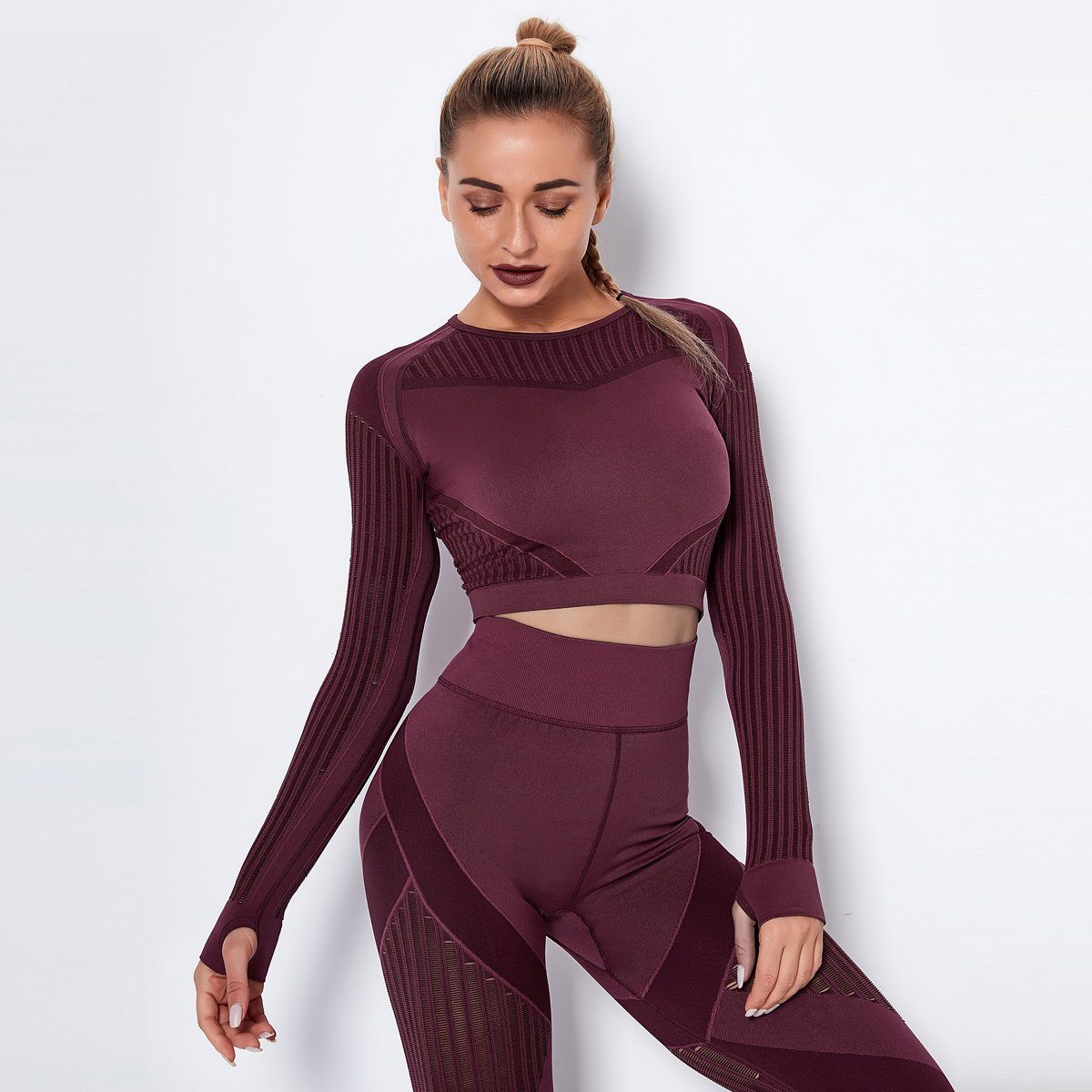 Breathable Mesh Seamless Top for Ultimate Comfort