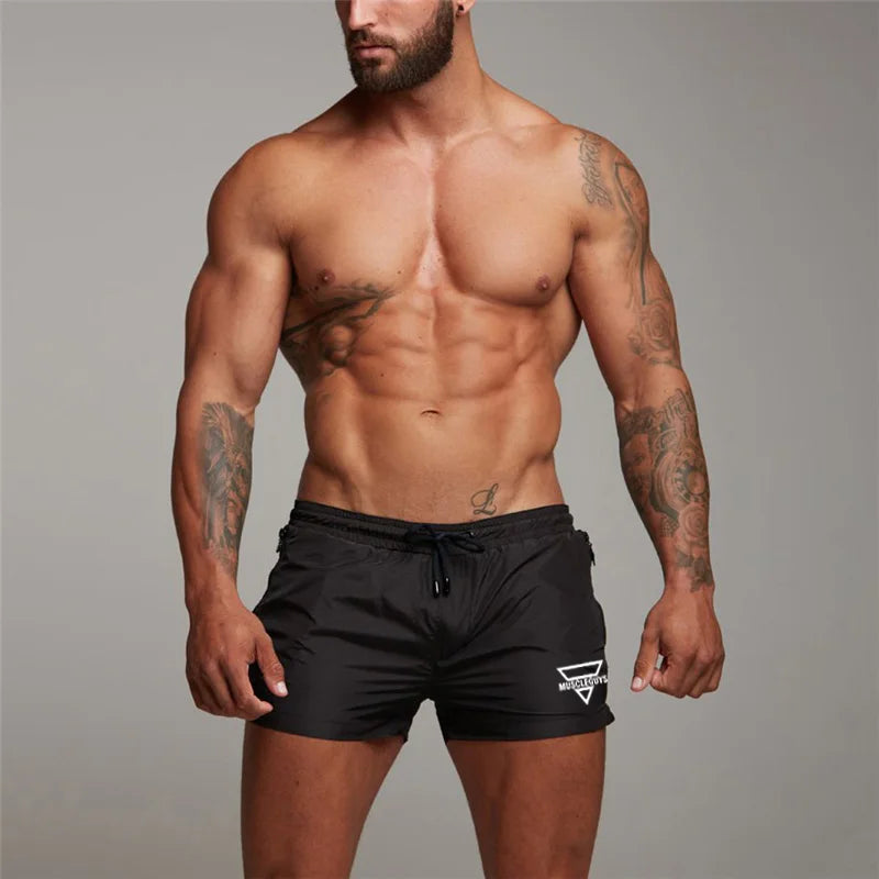Black MuscleGuys Shorts