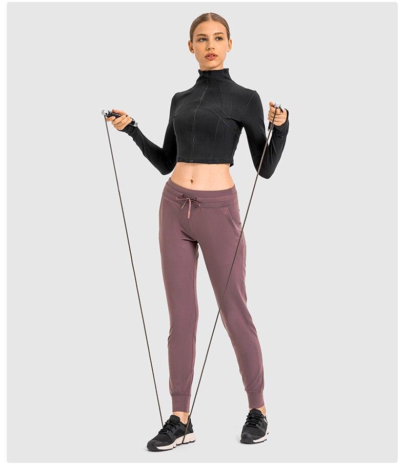 Sleek Zippered Running Crop Top for Ultimate Comfort and Style
