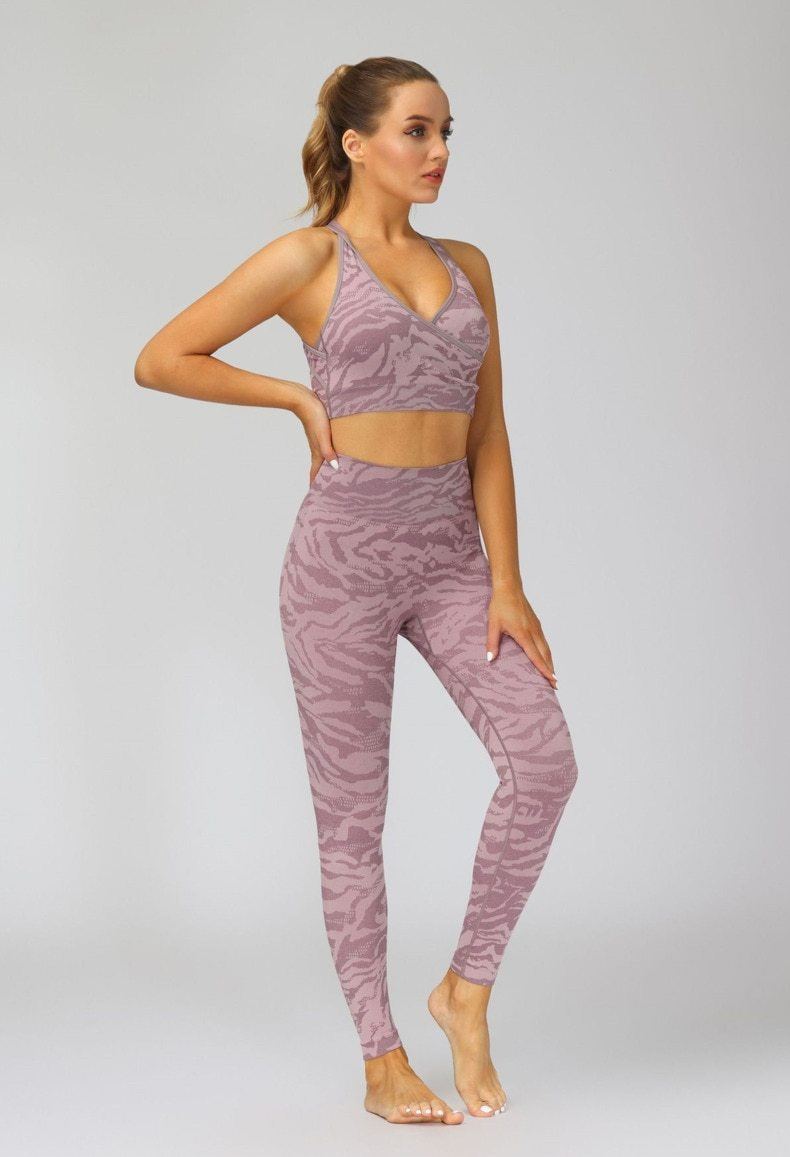 Wildly Comfortable Tiger-Print Seamless Leggings