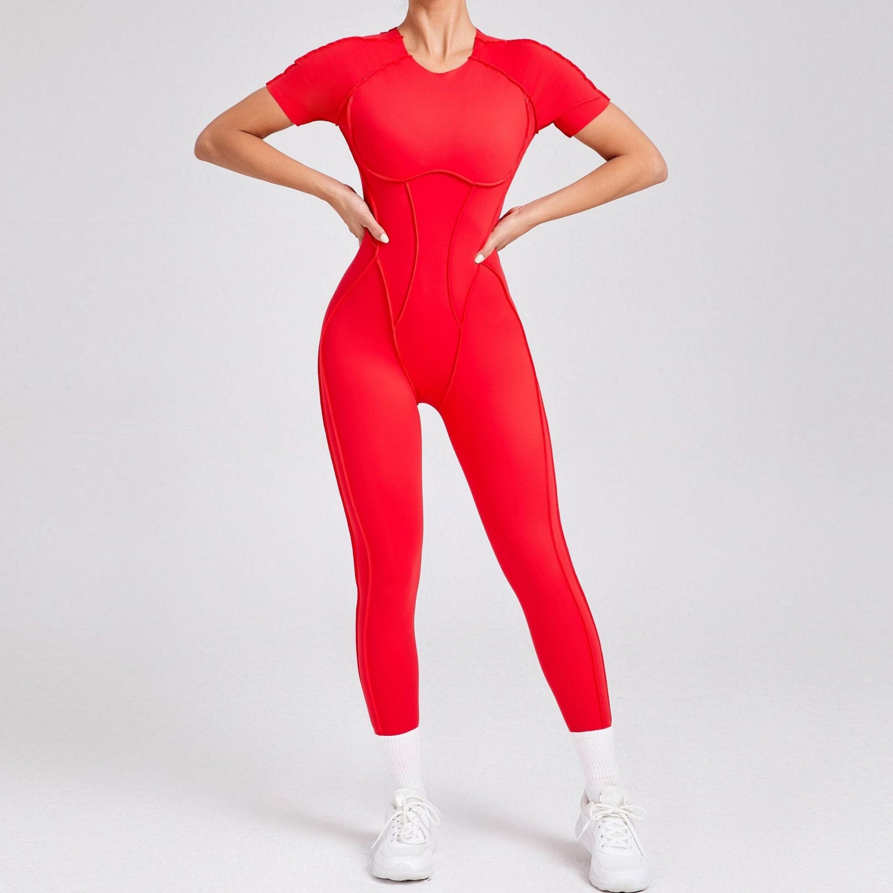 Charming Backless Jumpsuit with a Playful Twist