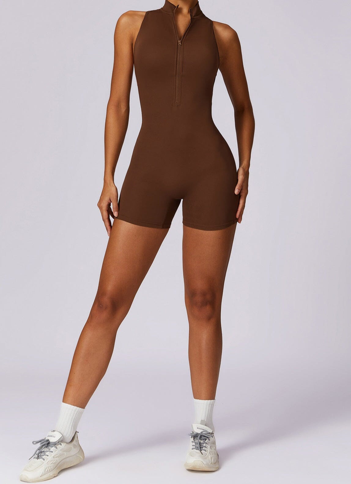 Chic Regent Zip-Up Jumpsuit for Effortless Style
