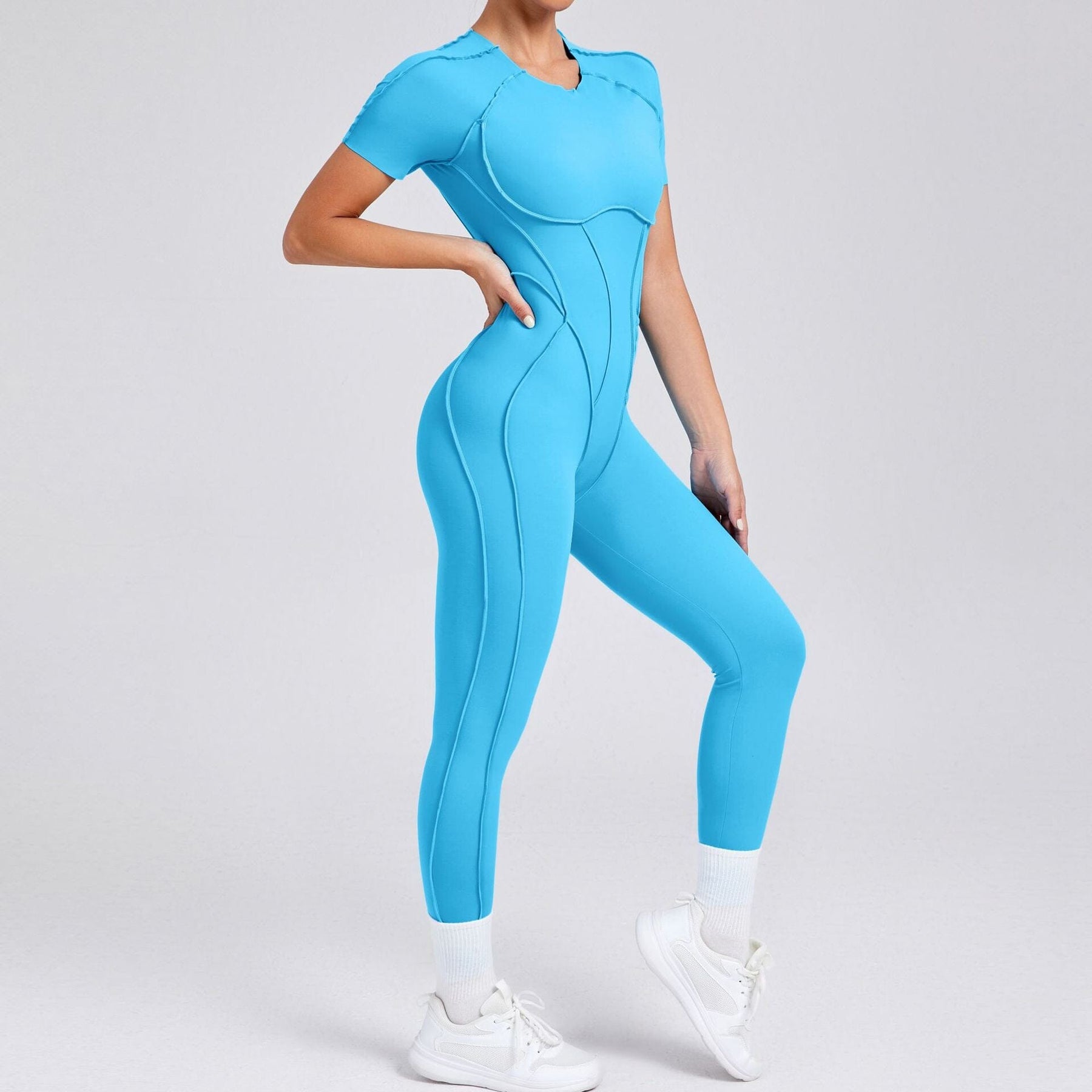 Charming Backless Jumpsuit with a Playful Twist