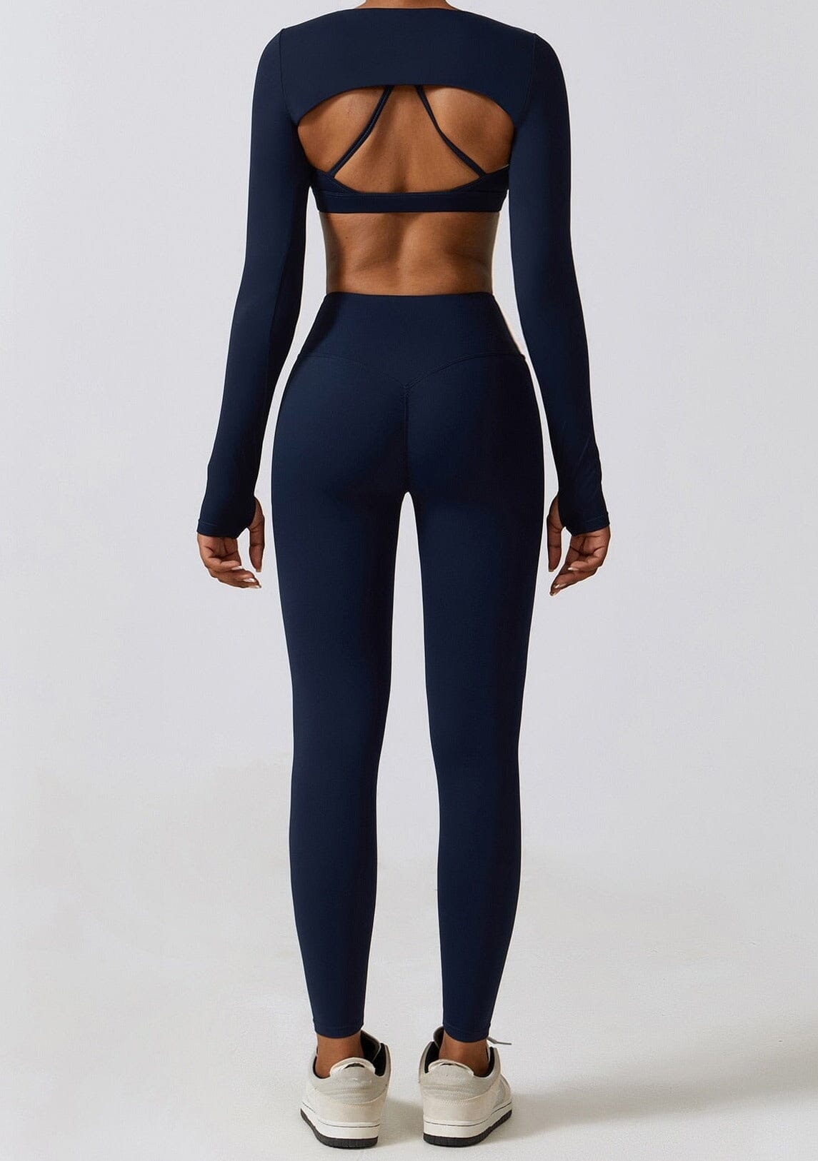Stylish Three-Piece Overall Set - Leggings & Coordinating Top