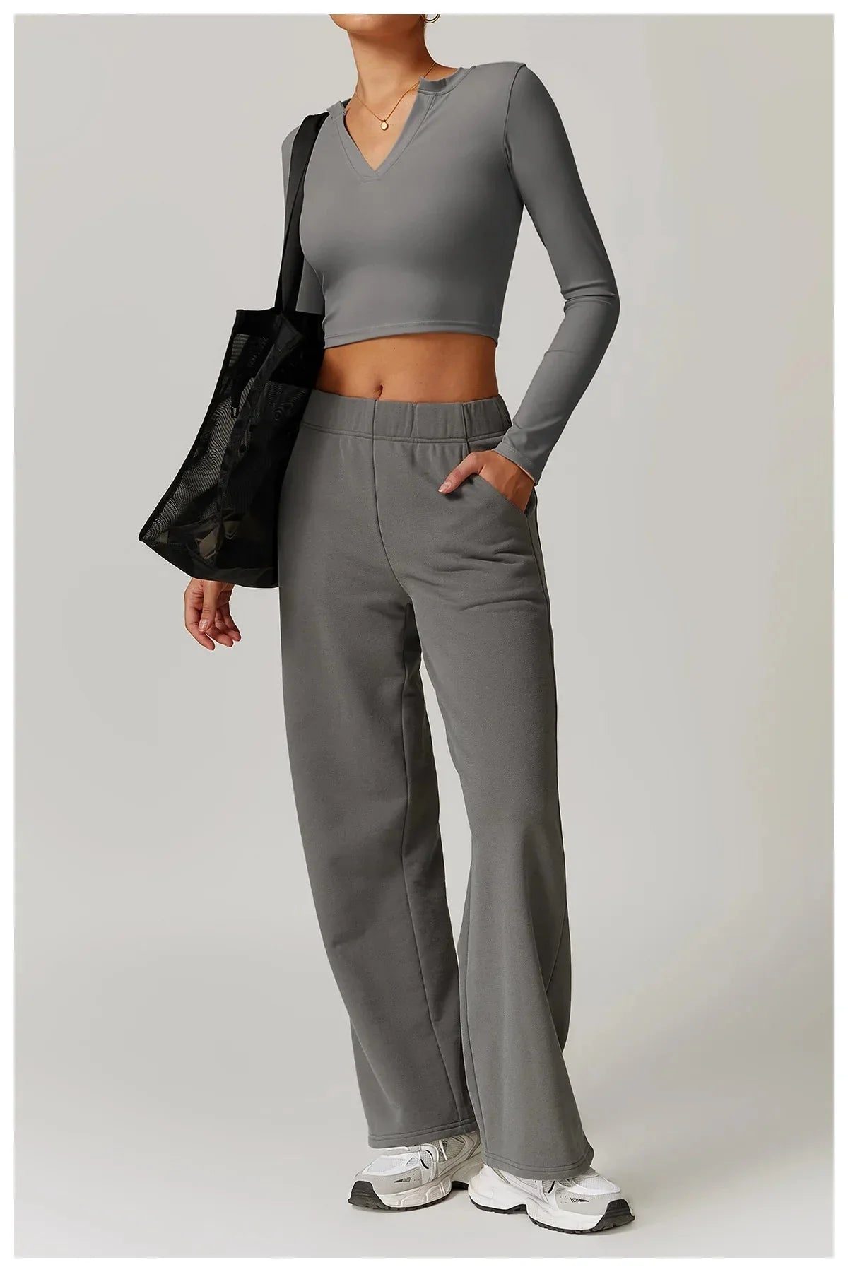 Transform Your Workout: Obsession Long Sleeve Activewear Set - Stylish Top & Comfy Pants
