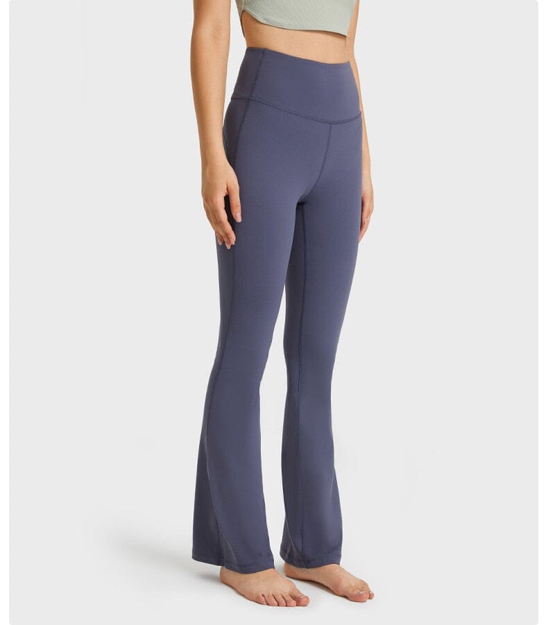Chic Jade Bell-Bottom Trousers for Effortless Style