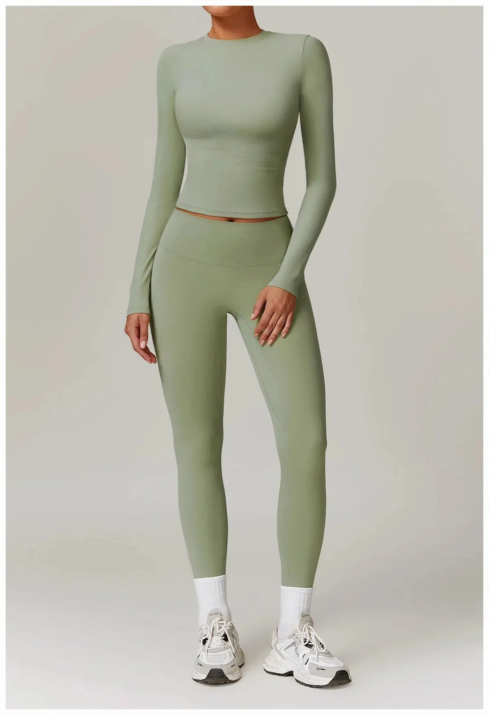 Enchanting Workout Ensemble - Leggings & Matching Top