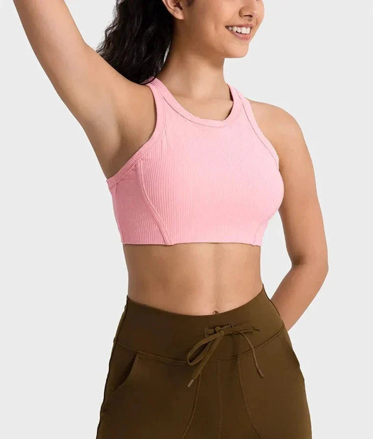 Empower Your Workout High-Neck Sports Bra