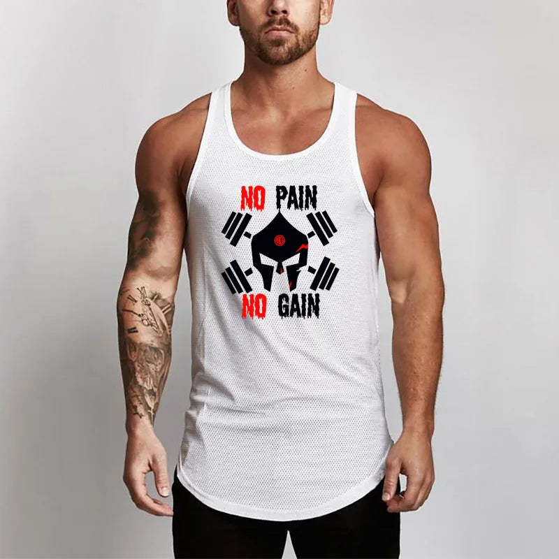 White Compression Tank Top