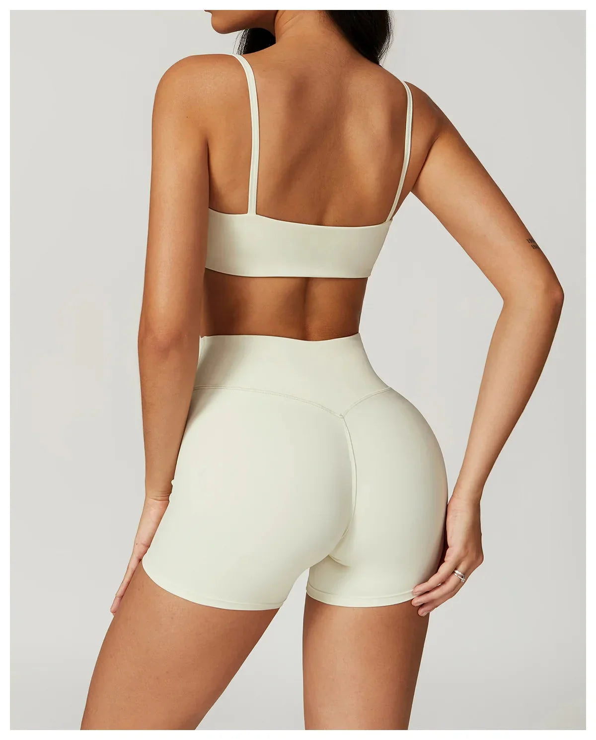 Elevate Your Workout: Stylish Shorts & Bra Gym Set by Active Wanders