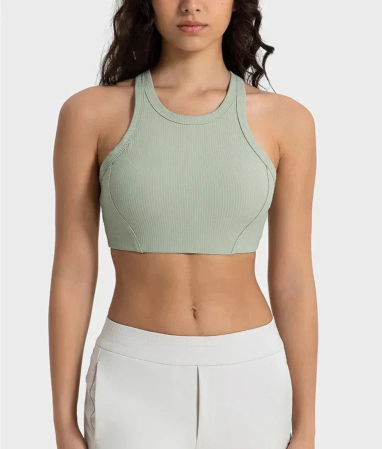 Empower Your Workout High-Neck Sports Bra
