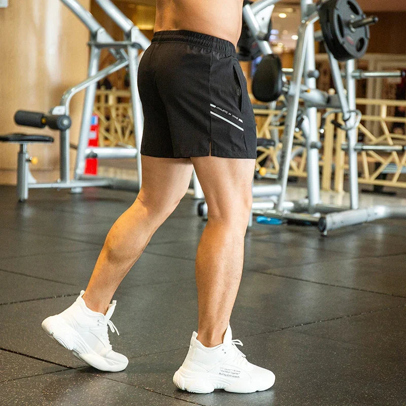 Black Athletic Moving Shorts