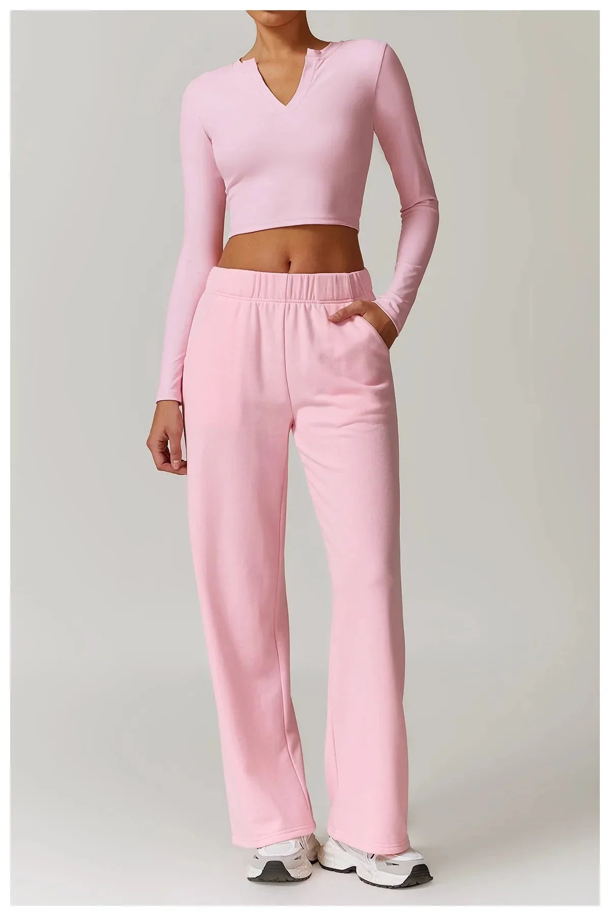 Transform Your Workout: Obsession Long Sleeve Activewear Set - Stylish Top & Comfy Pants