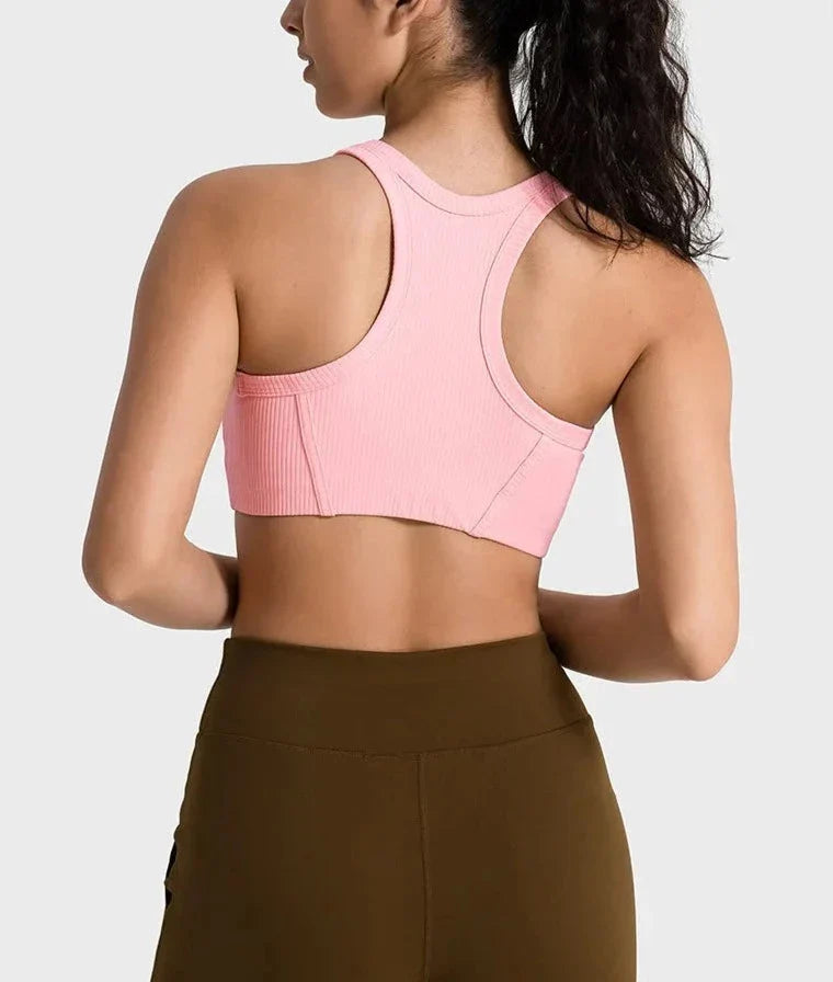 Elevate Fit High-Neck Sports Bra