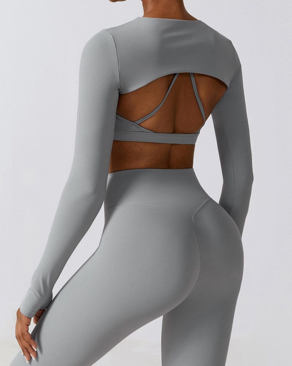 Stylish Three-Piece Overall Set - Leggings & Coordinating Top