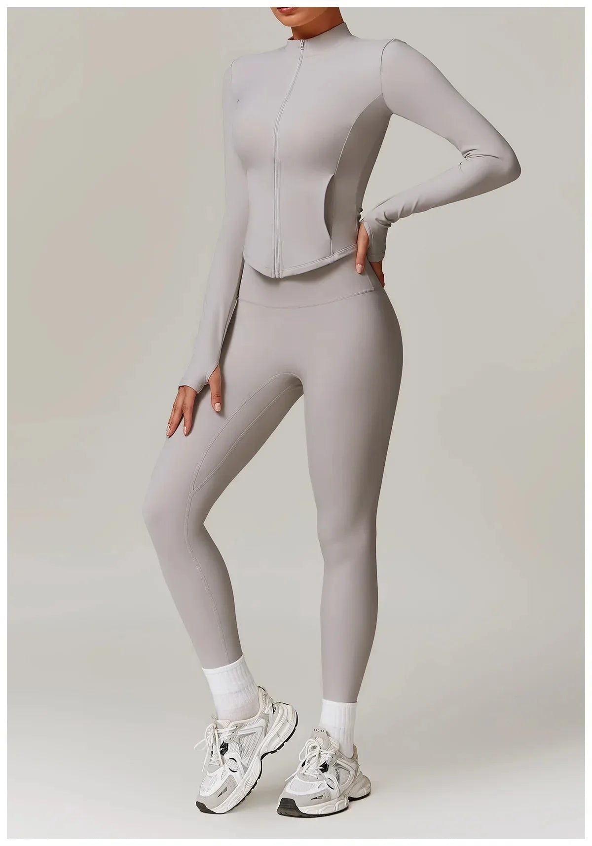 Enchanting Workout Tracksuit Set - Stylish Leggings & Top