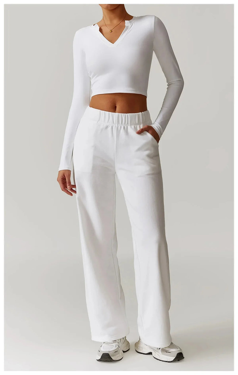 Transform Your Workout: Obsession Long Sleeve Activewear Set - Stylish Top & Comfy Pants