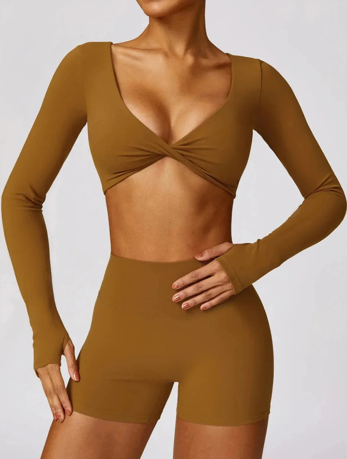 Chic Long Sleeve Cropped Top for Ultimate Comfort