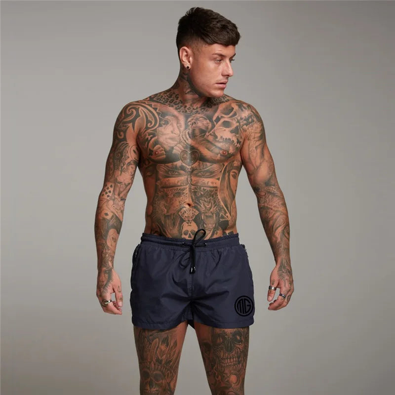 Blue MG Shorts
