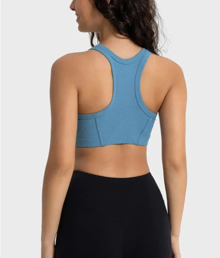 Empower Your Workout High-Neck Sports Bra