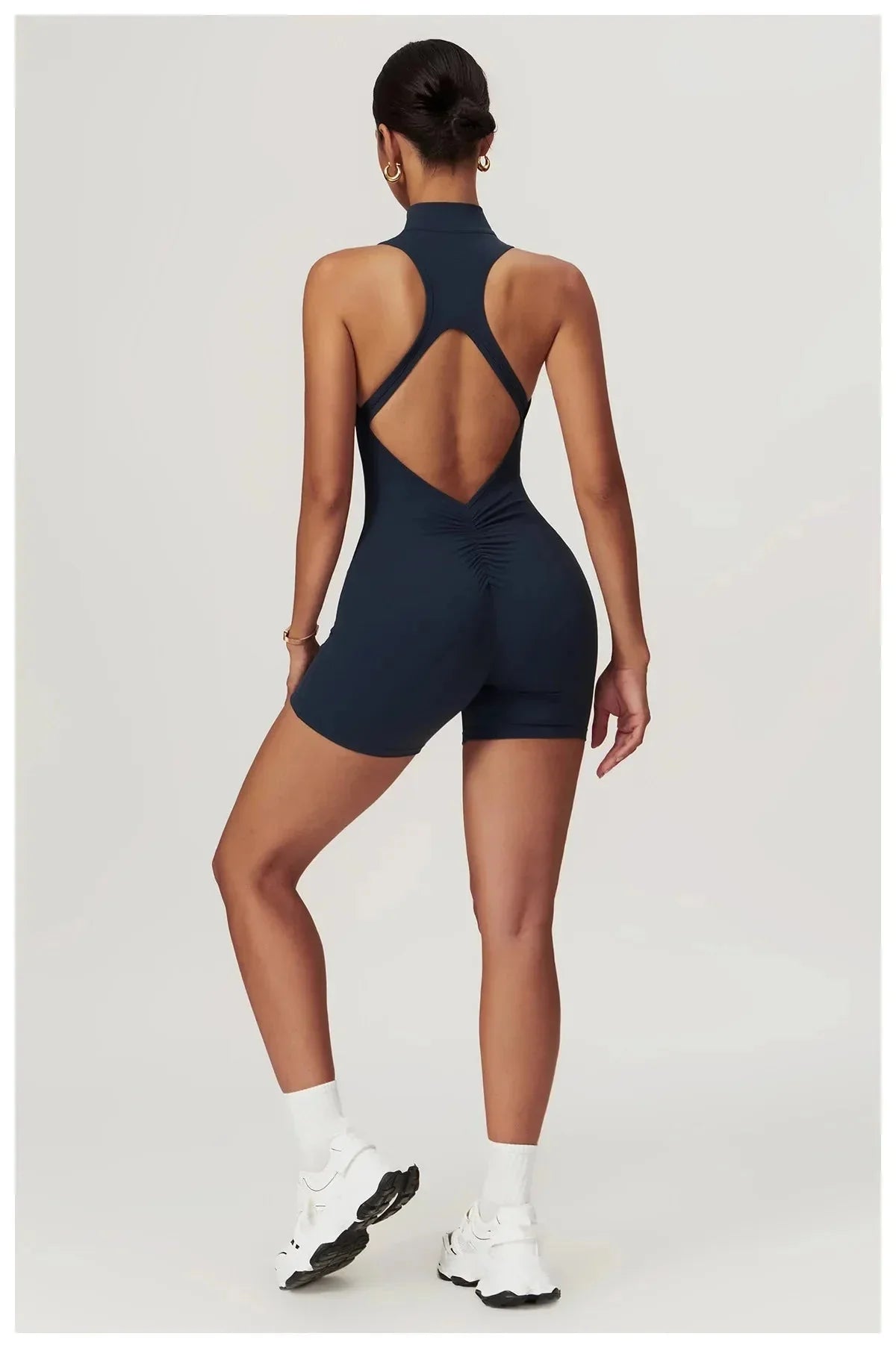 Chic Regent Zip-Up Jumpsuit for Effortless Style