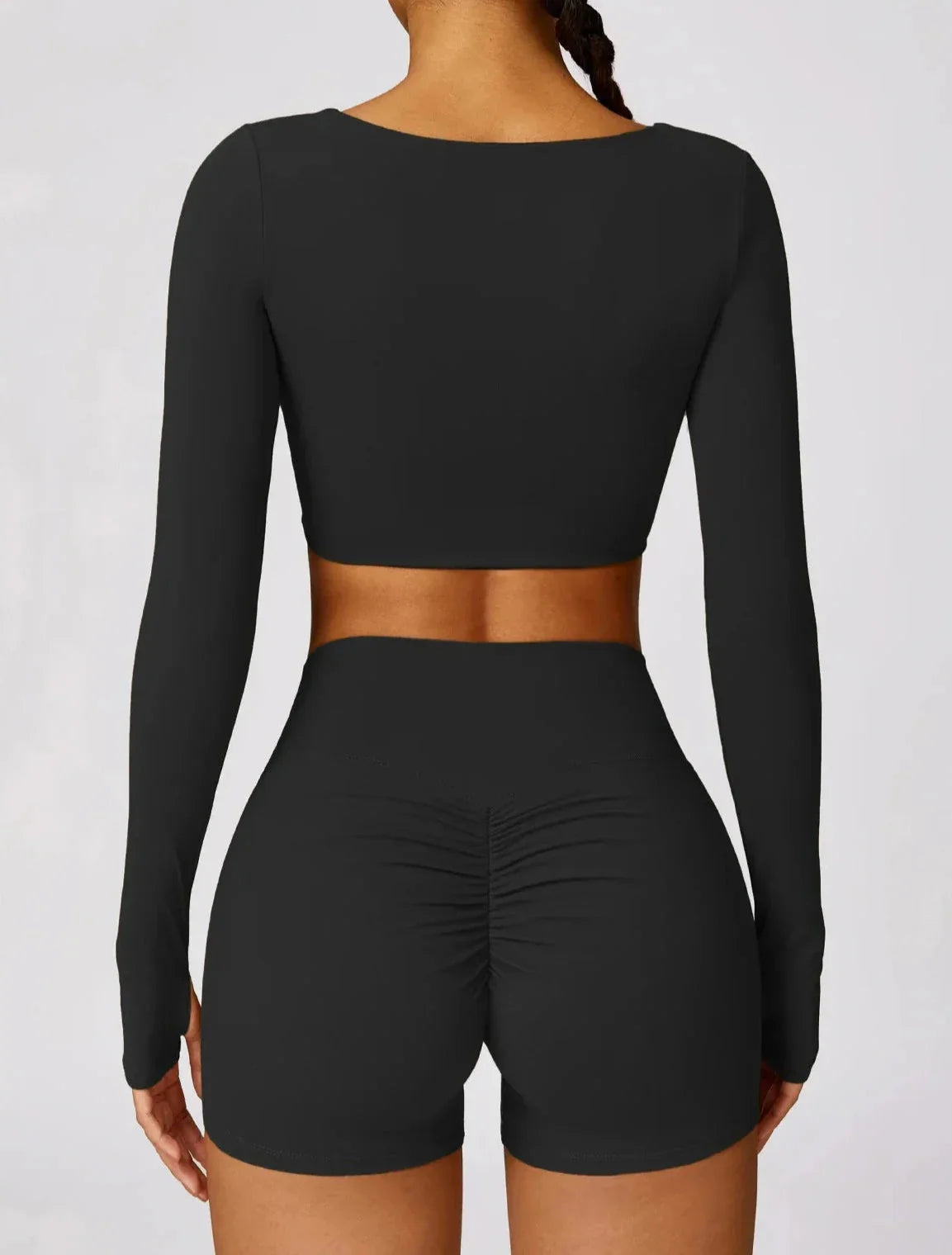Chic Long Sleeve Cropped Top for Ultimate Comfort