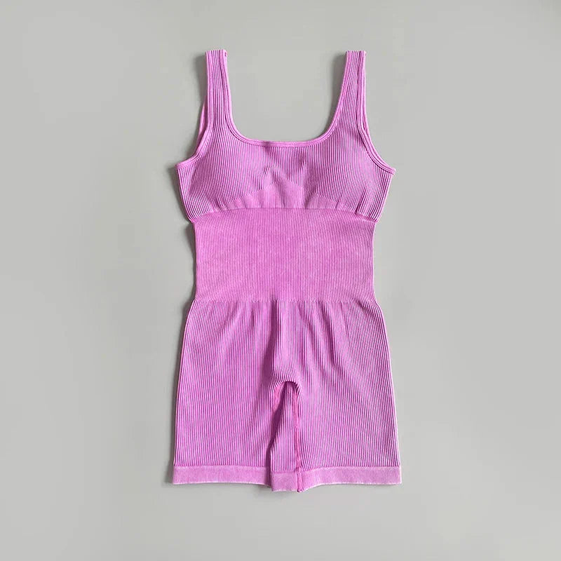 Chic Ribbed Jumpsuit for Effortless Style