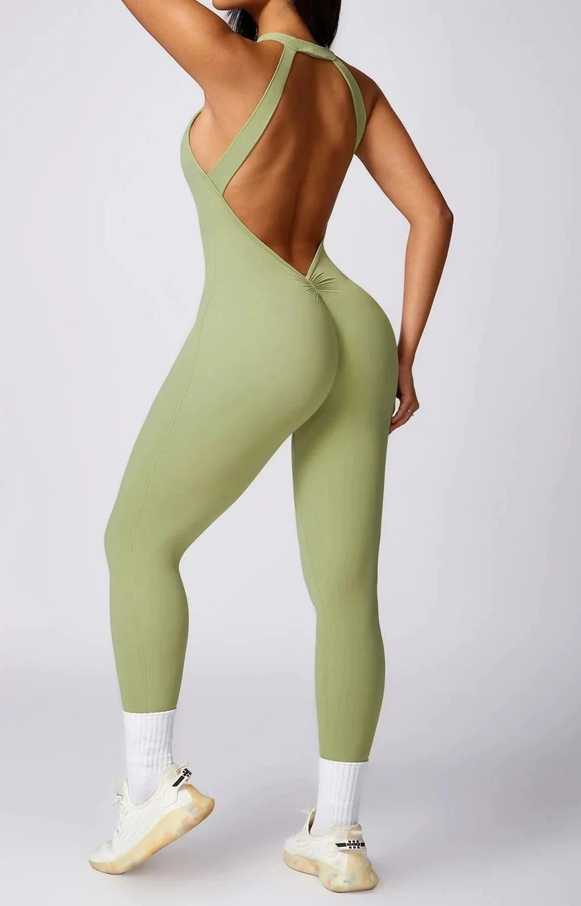 Dazzling Booty-Lifting Scrunch Jumpsuit