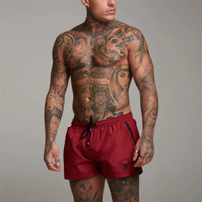 Red MuscleGuys Shorts 2.0