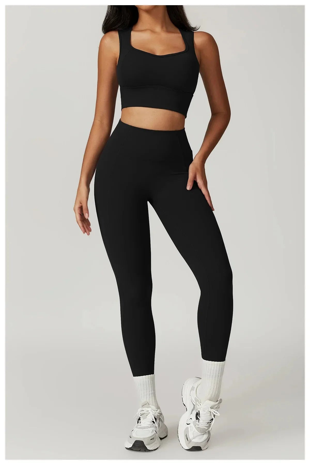 Elevate Your Game: Backless Performance Leggings & Top Set