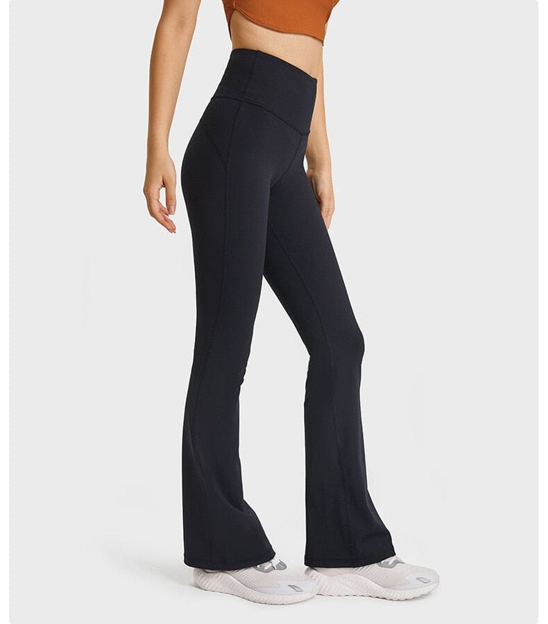 Chic Jade Bell-Bottom Trousers for Effortless Style