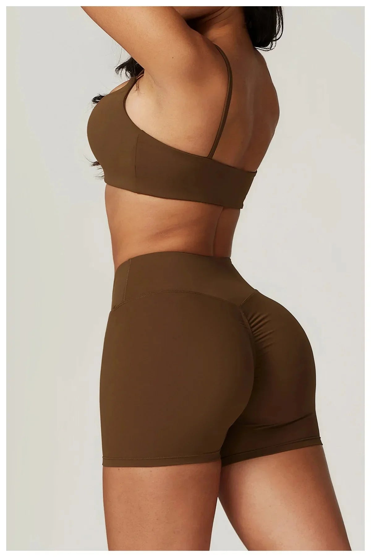 Elevate Your Workout: Stylish Shorts & Bra Gym Set by Active Wanders