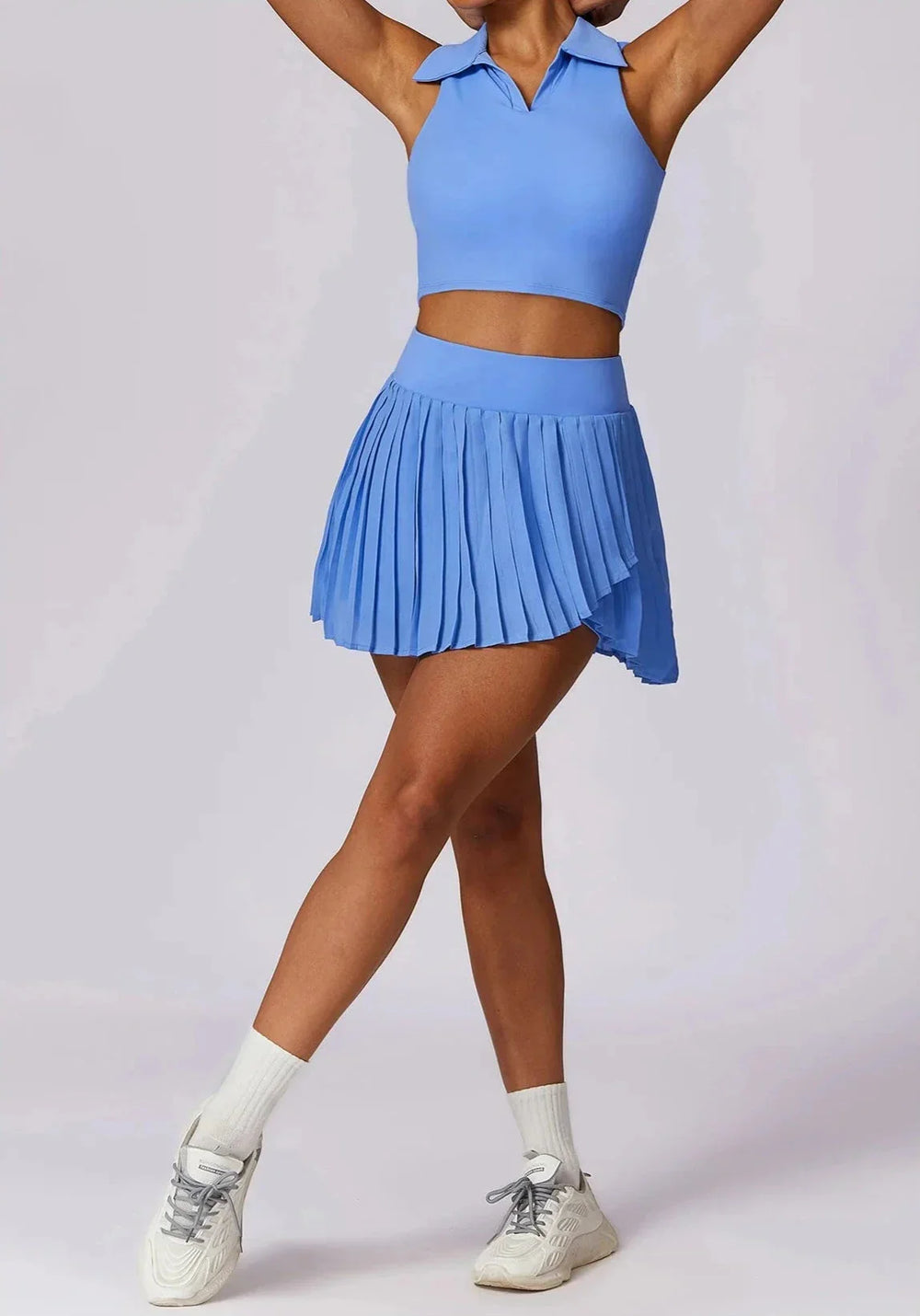 Sunny Days Tennis Ensemble - Stylish Skirt and Top
