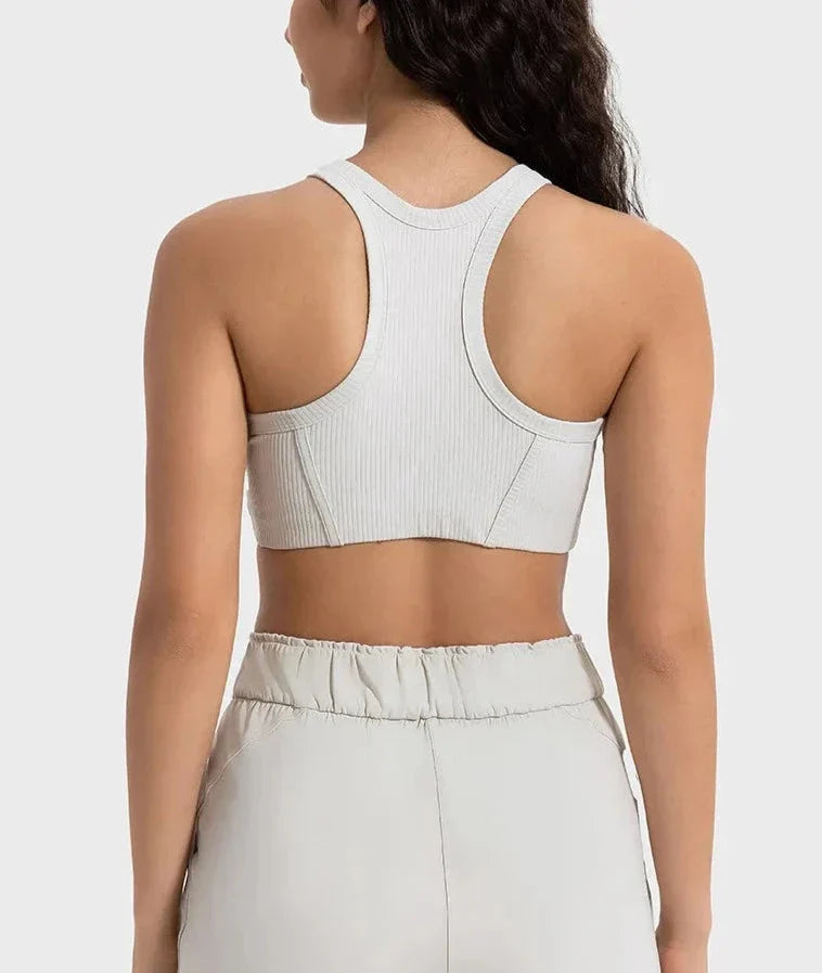Empower Your Workout High-Neck Sports Bra