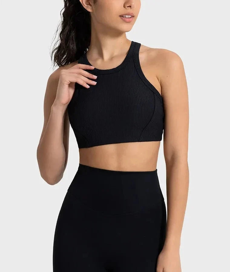 Empower Your Workout High-Neck Sports Bra