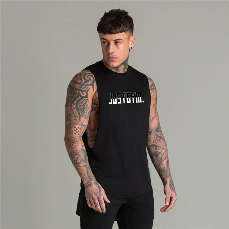 Black Just Gym Tank Top