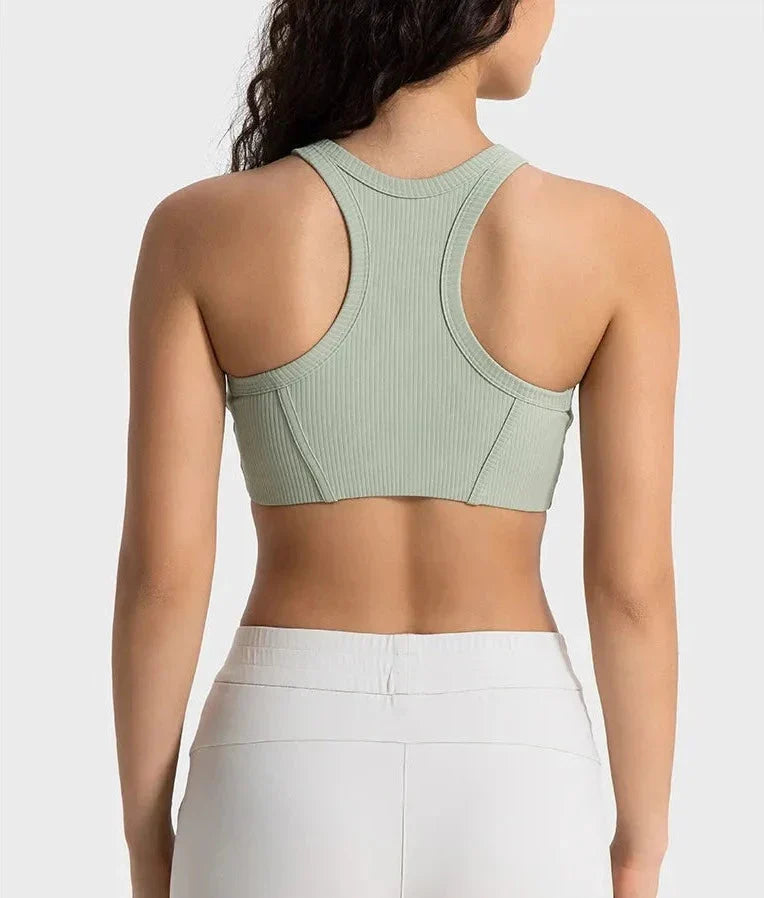 Empower Your Workout High-Neck Sports Bra