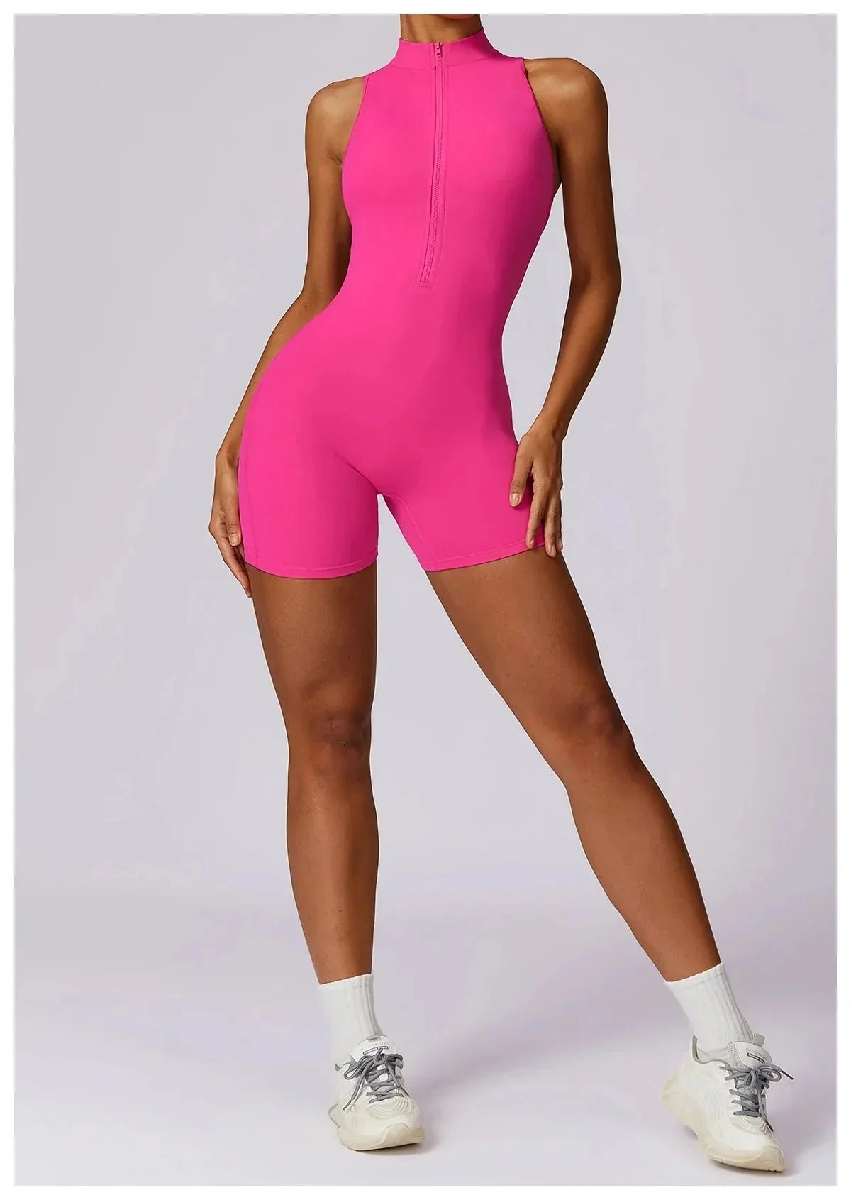 Chic Regent Zip-Up Jumpsuit for Effortless Style