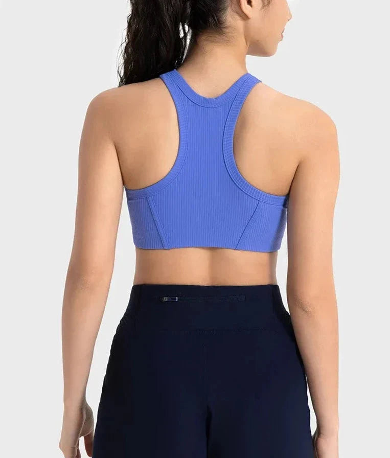 Elevate Fit High-Neck Sports Bra