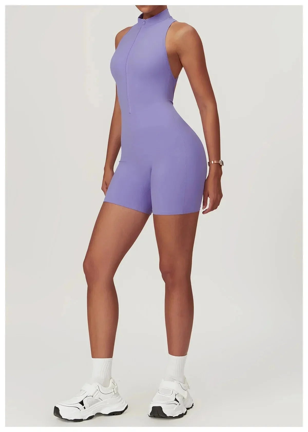Chic Regent Zip-Up Jumpsuit for Effortless Style