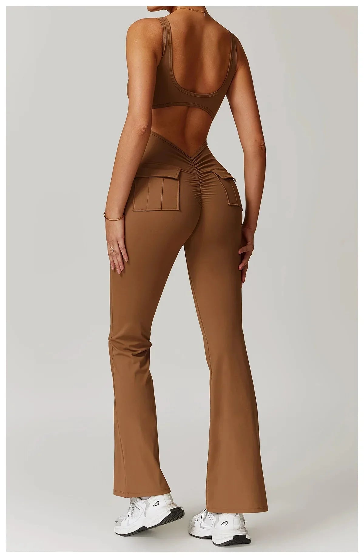 Chic & Stylish Flared Pocket Jumpsuit