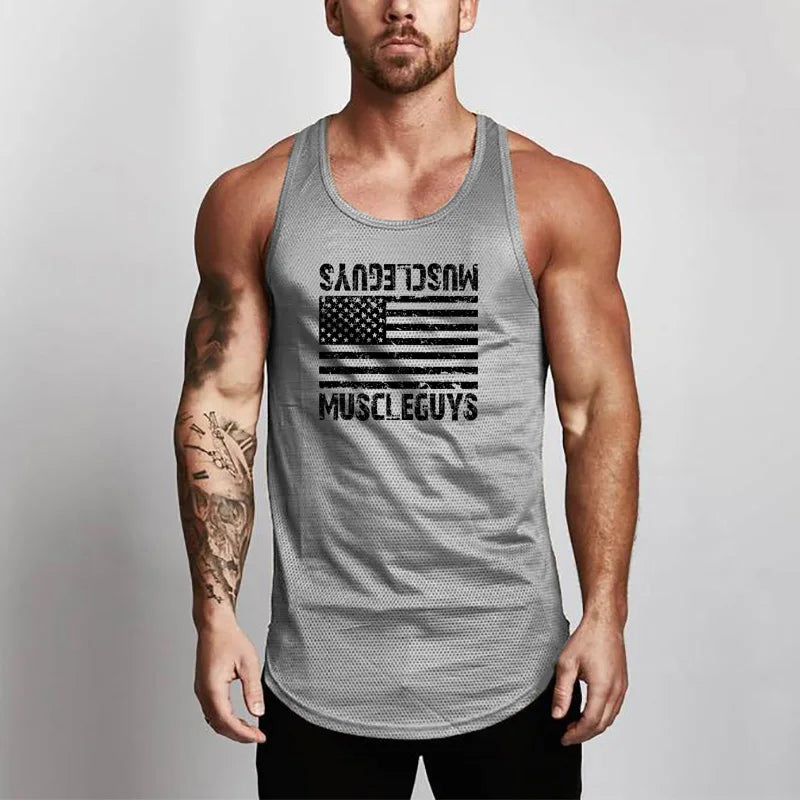 Grey MuscleGuys Tank Top 1.0
