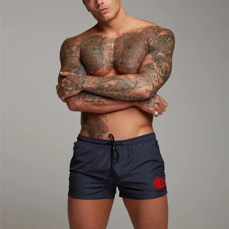 Blue MG Shorts