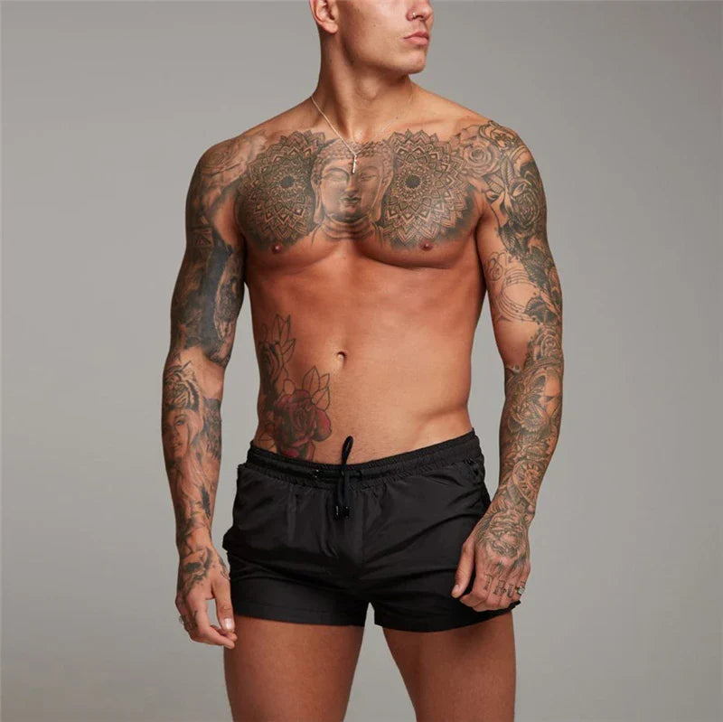 Black MG Shorts