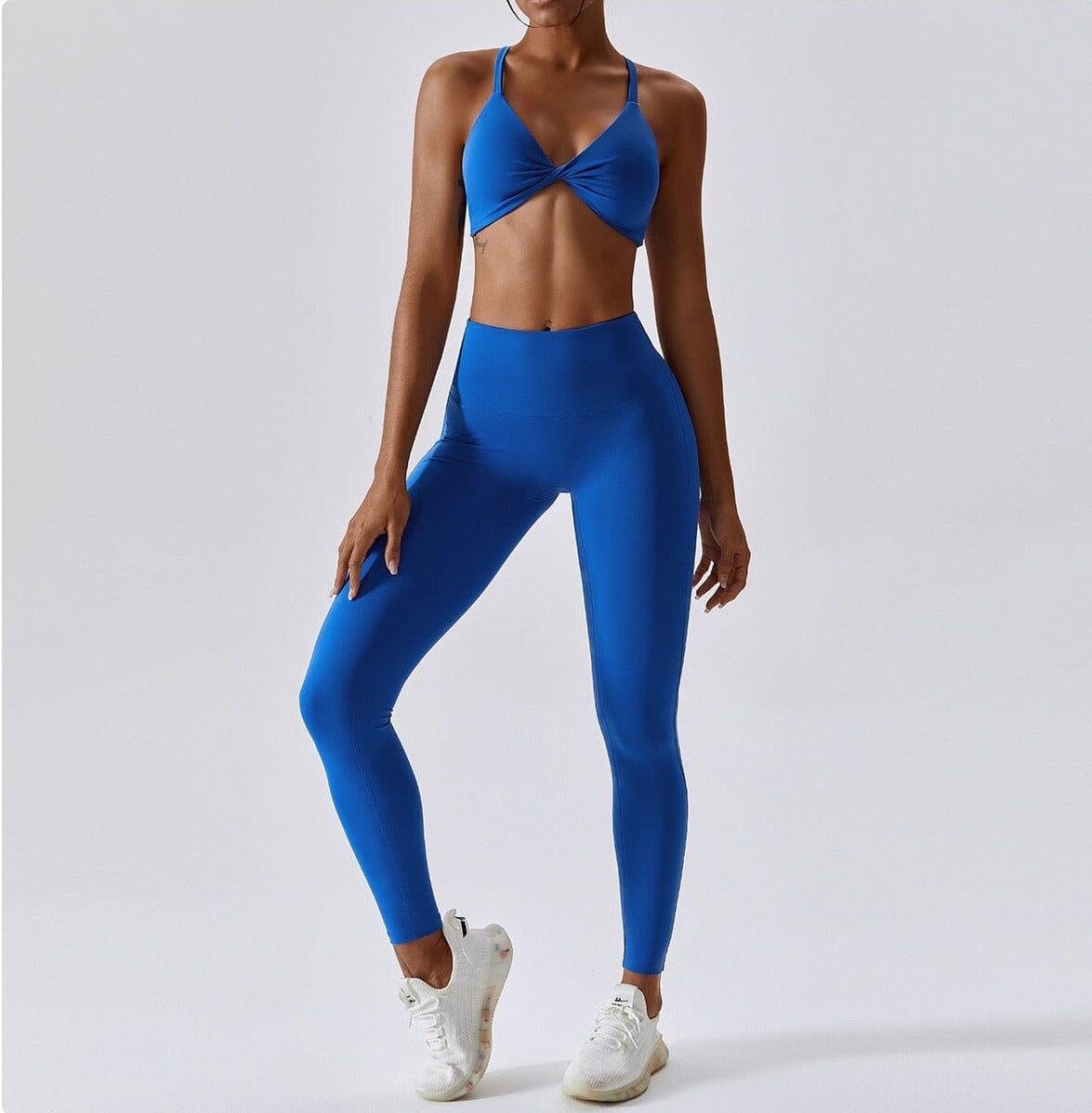 Elevate Your Practice: Crest Yoga Set with Chic Leggings & Stylish Top